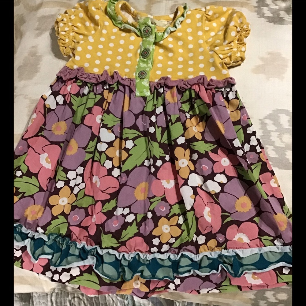 Girls Matilda Jane short sleeve dress size 6-12 months